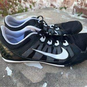 Size 12.5- Nike Zoom Rival MD Black track spikes